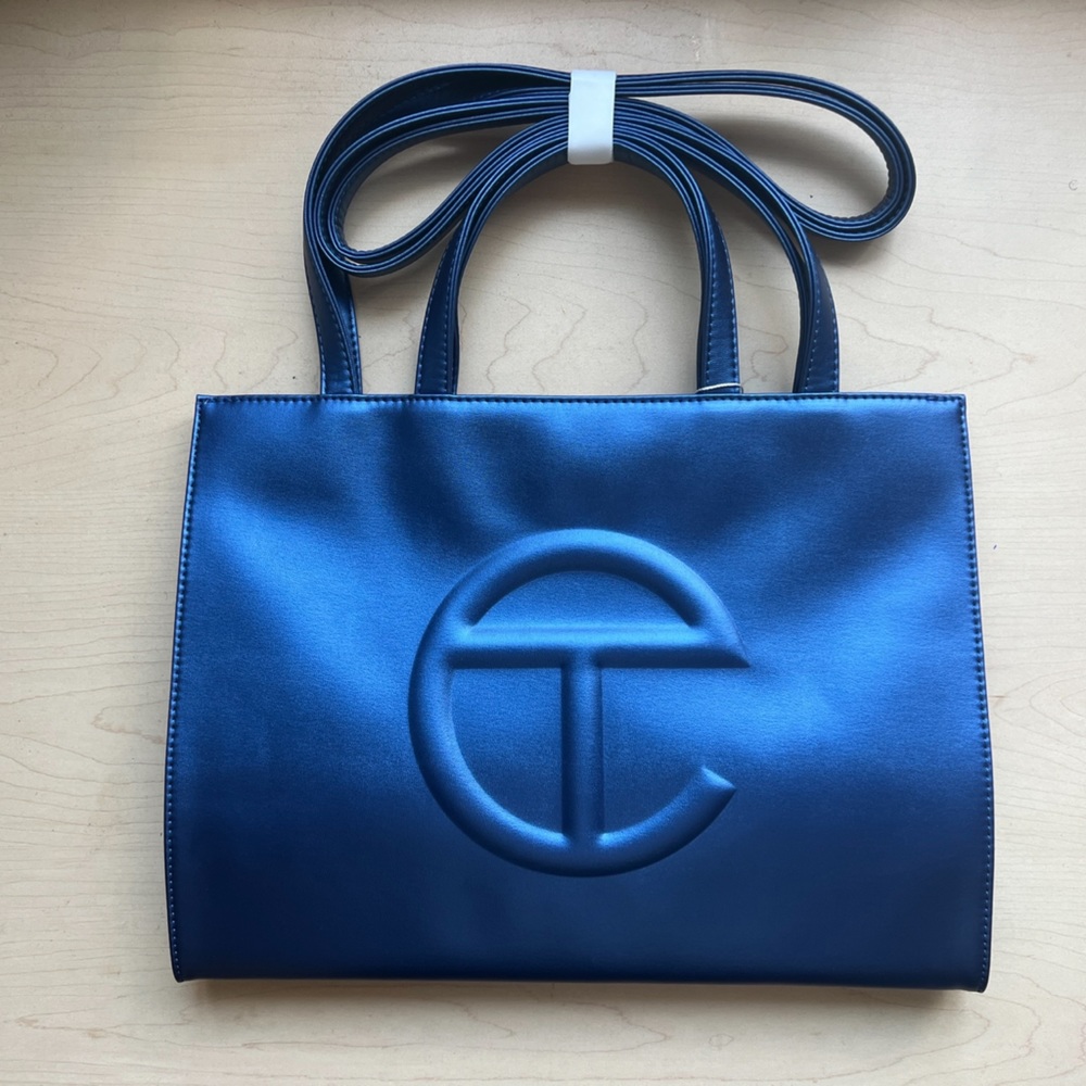 COBALT BLUE BRAND NEW TELFAR BAG